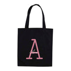 Traditional Style Personalised Initial Tote Bag | Classic Layered Design
