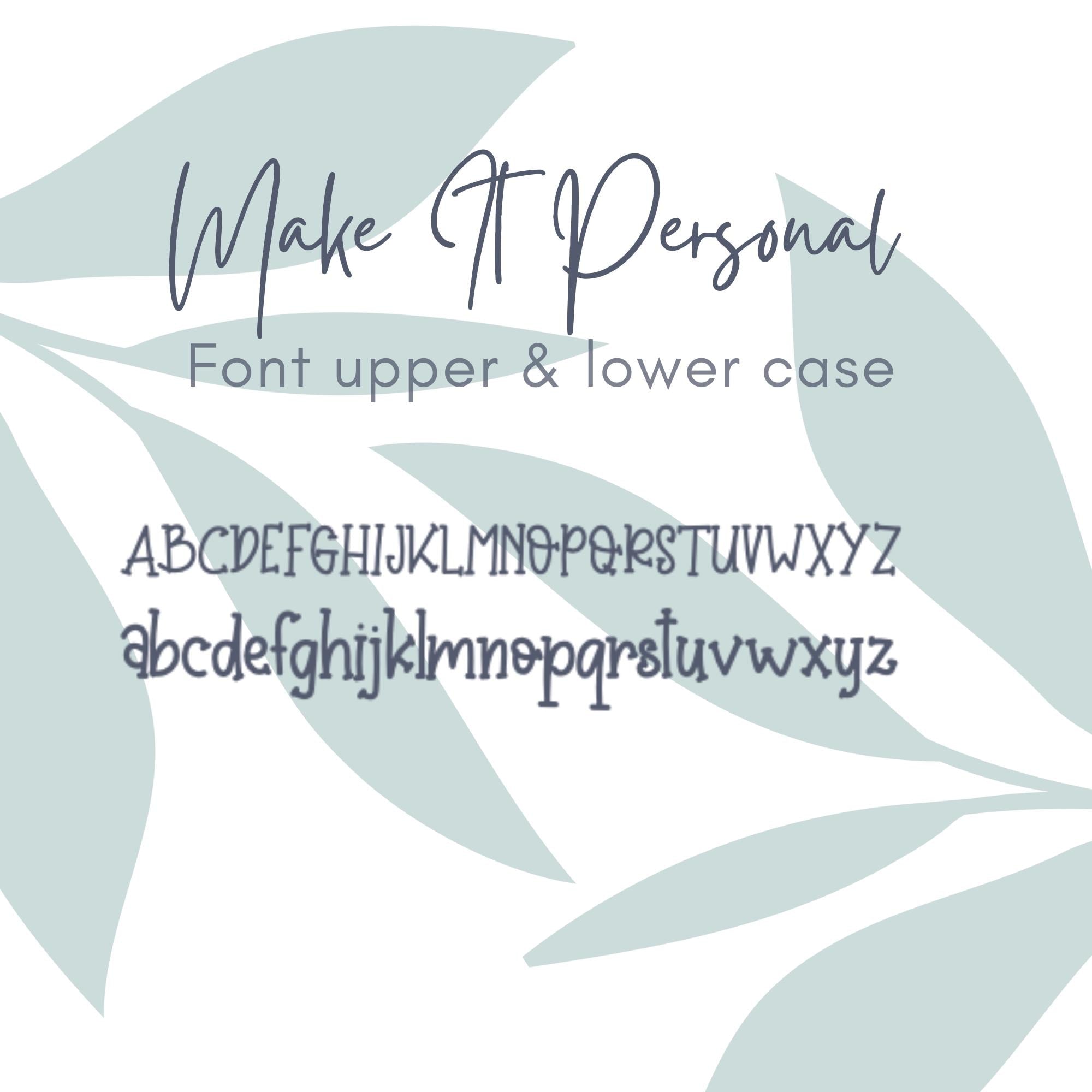Font infographic