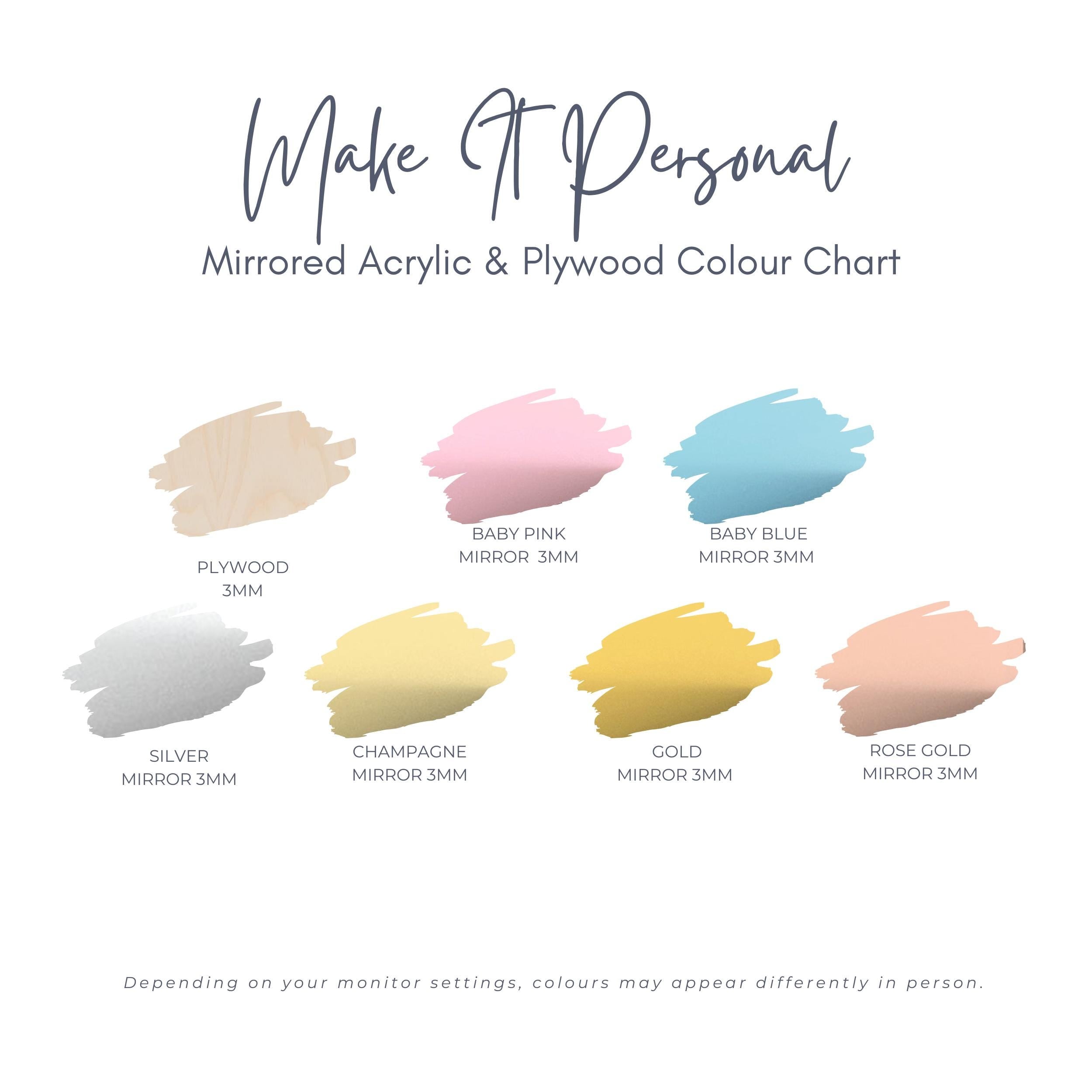 Make it personal gift co colour swatch