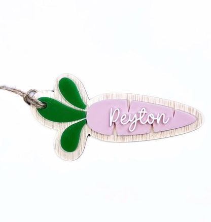Personalised Basket Tag | Easter Carrot Name Tag | Easter Name Tag | Easter Tag | Easter | Easter Gift Tag | Easter Egg Hunt Tag