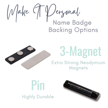 Personalised Name and Profession Badge | Registered Nurse Name Badges | Midwife Name Badge | Teacher Name Badge Medical Student Name Badge