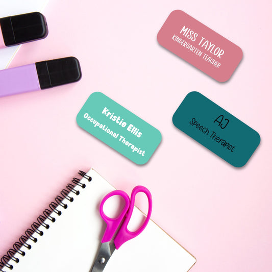 Personalised Name and Profession Badge | Registered Nurse Name Badges | Midwife Name Badge | Teacher Name Badge Medical Student Name Badge