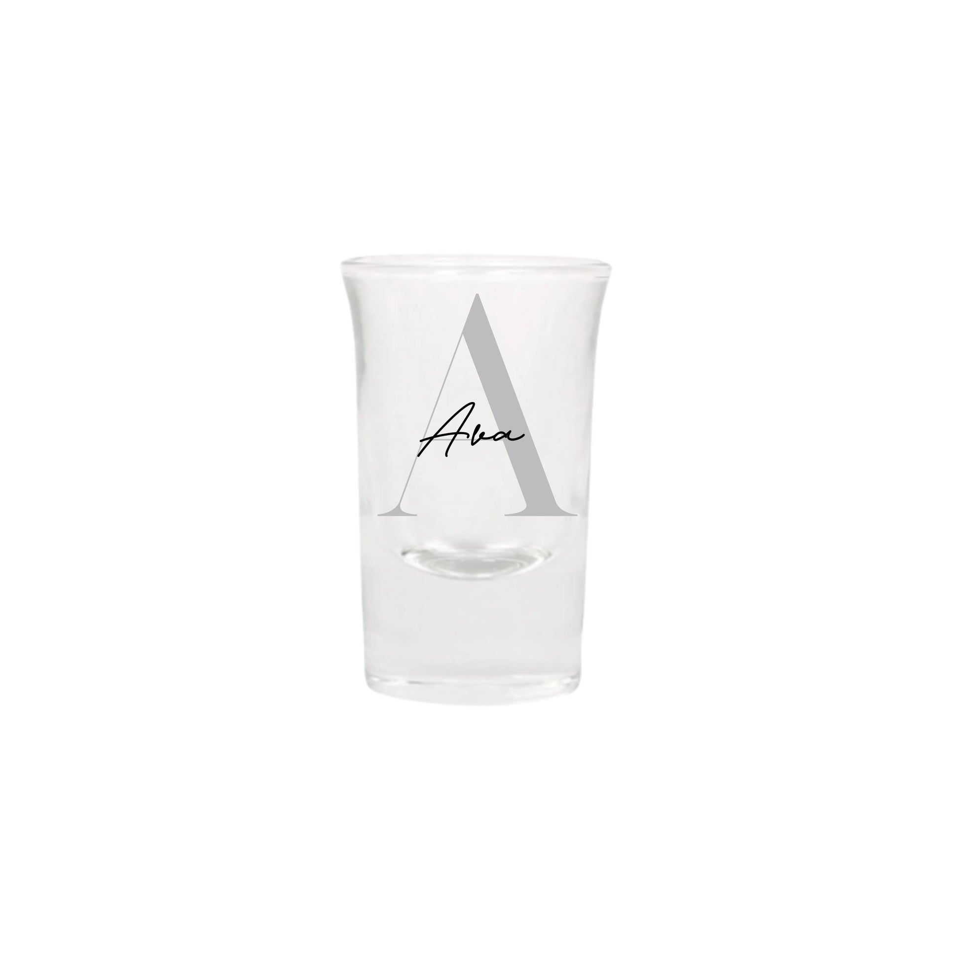 Personalised Name and Large Initial/Birthday Milestone Shot Glass | Personalised Name and Age Wine Shot Glass | 18th 21st 30th 40th 50th