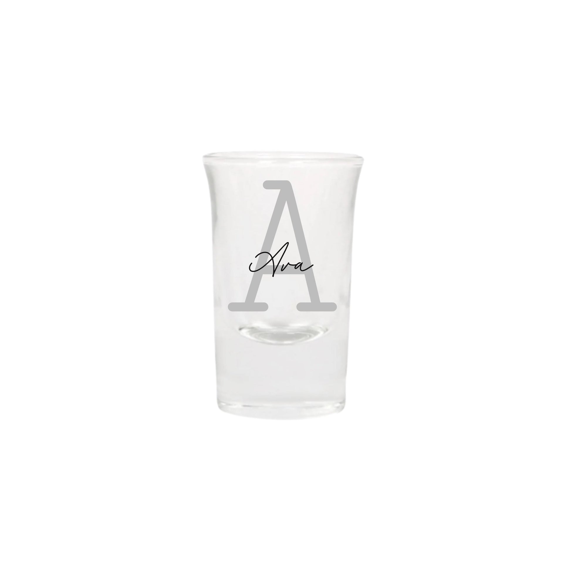 Personalised Name and Large Initial/Birthday Milestone Shot Glass | Personalised Name and Age Wine Shot Glass | 18th 21st 30th 40th 50th