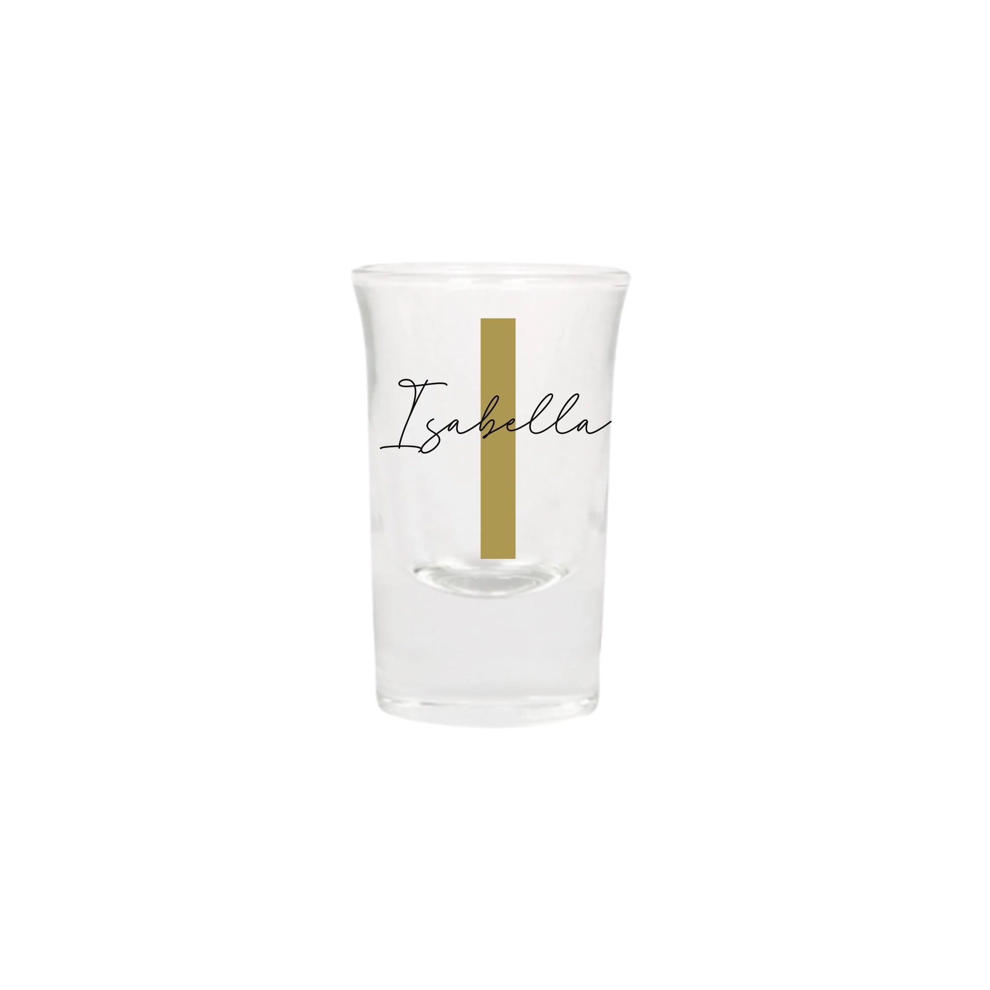 Personalised Name and Large Initial/Birthday Milestone Shot Glass | Personalised Name and Age Wine Shot Glass | 18th 21st 30th 40th 50th