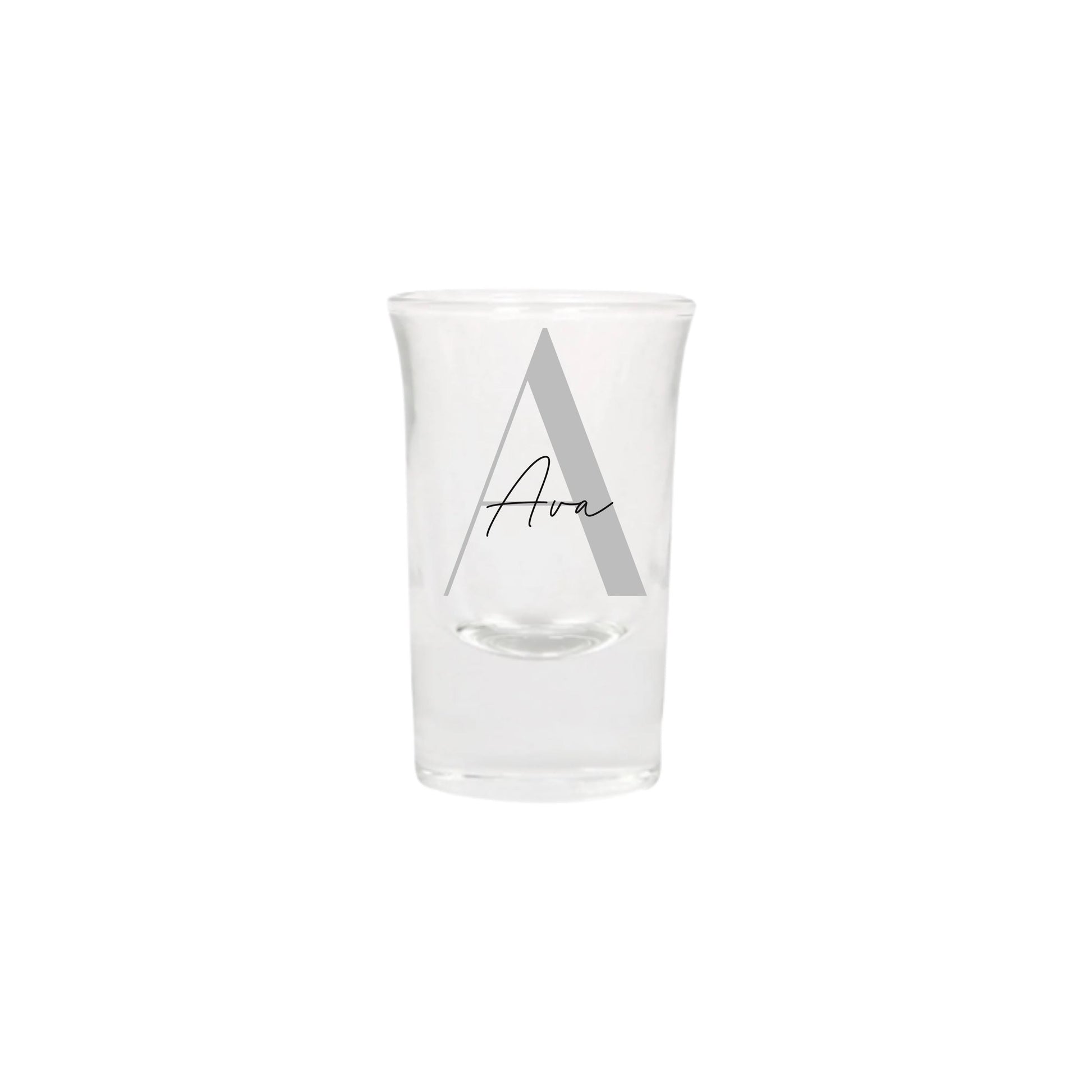 Personalised Name and Large Initial/Birthday Milestone Shot Glass | Personalised Name and Age Wine Shot Glass | 18th 21st 30th 40th 50th
