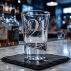 Personalised 25ml engraved shot glass custom tequila shooter milestone birthday keepsake for Australian celebrations