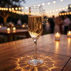 Laser Cut Name Tags Champagne Glass Markers Custom Acrylic Glitter Gloss Mirror Wedding Birthday Australia