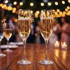 Laser Cut Name Tags Champagne Glass Markers Custom Acrylic Glitter Gloss Mirror Wedding Birthday Australia