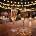 Laser Cut Name Tags Champagne Glass Markers Custom Acrylic Glitter Gloss Mirror Wedding Birthday Australia