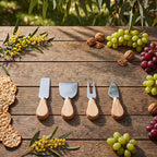 Personalised Cheese Board with Knives, Custom Engraved Charcuterie Board, Wedding Gift for Couple, Swivel Grazing Platter, Housewarming