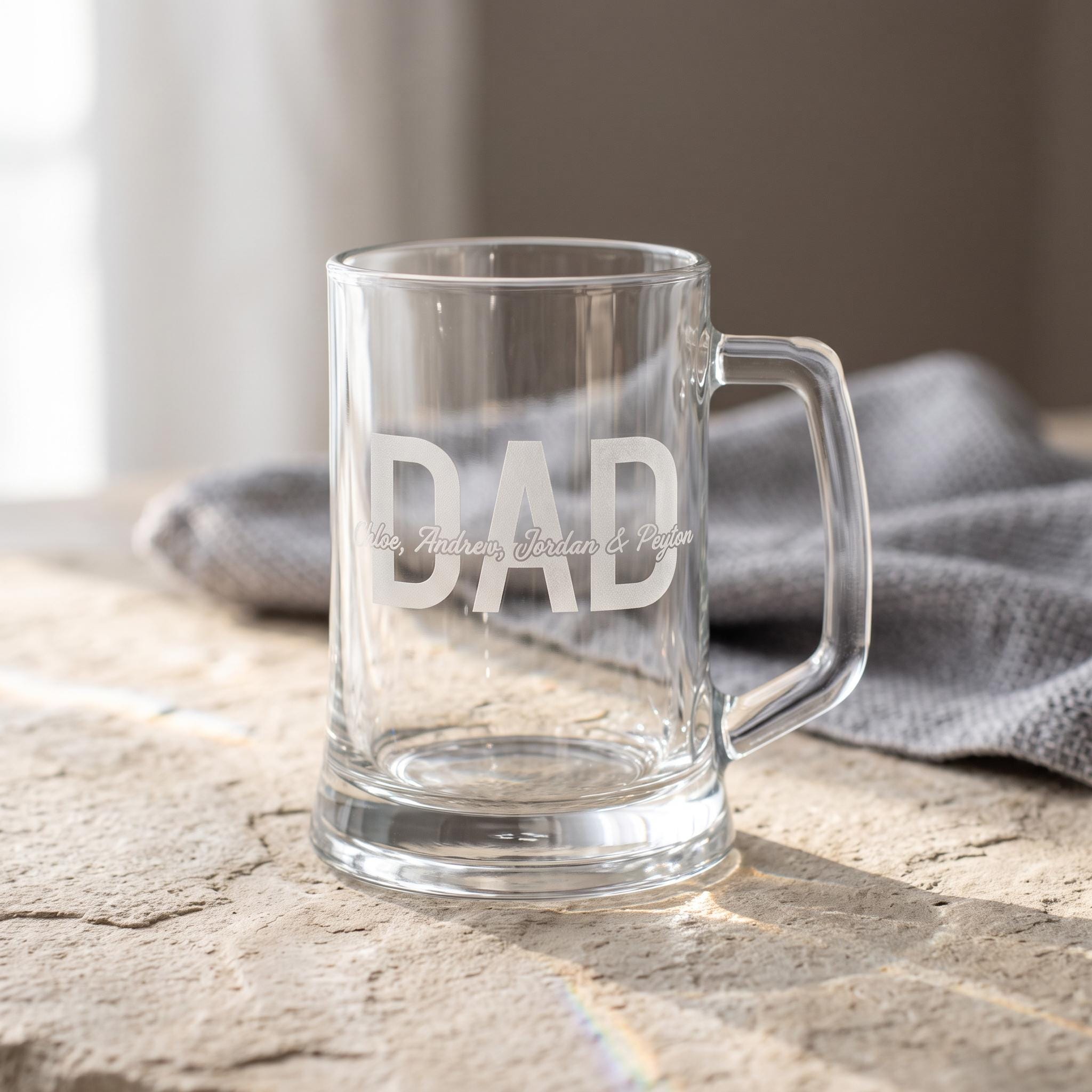 The Bold Dad Name Overlay layout showing multiple children names clearly across the lettering.