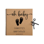 Large Personalised Baby Scrapbook Album | 12x12 Grand Size - Make It Personal Gift Co