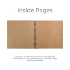 Large Personalised Love Story Scrapbook | 12x12 Grand Size - Make It Personal Gift Co