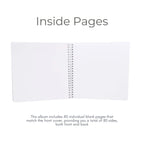 Large Personalised Love Story Scrapbook | 12x12 Grand Size - Make It Personal Gift Co