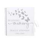 Large Personalised Memorial Guestbook | 12x12 Grand Size - Make It Personal Gift Co