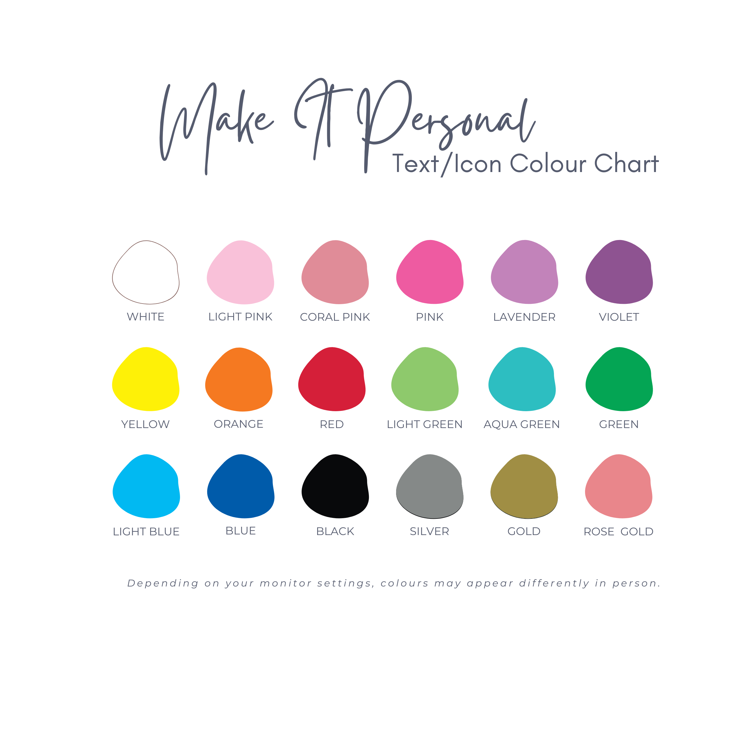 Personalised crayon name badge featuring child's name in colorful crayon design, made by Make It Personal Gift Co.