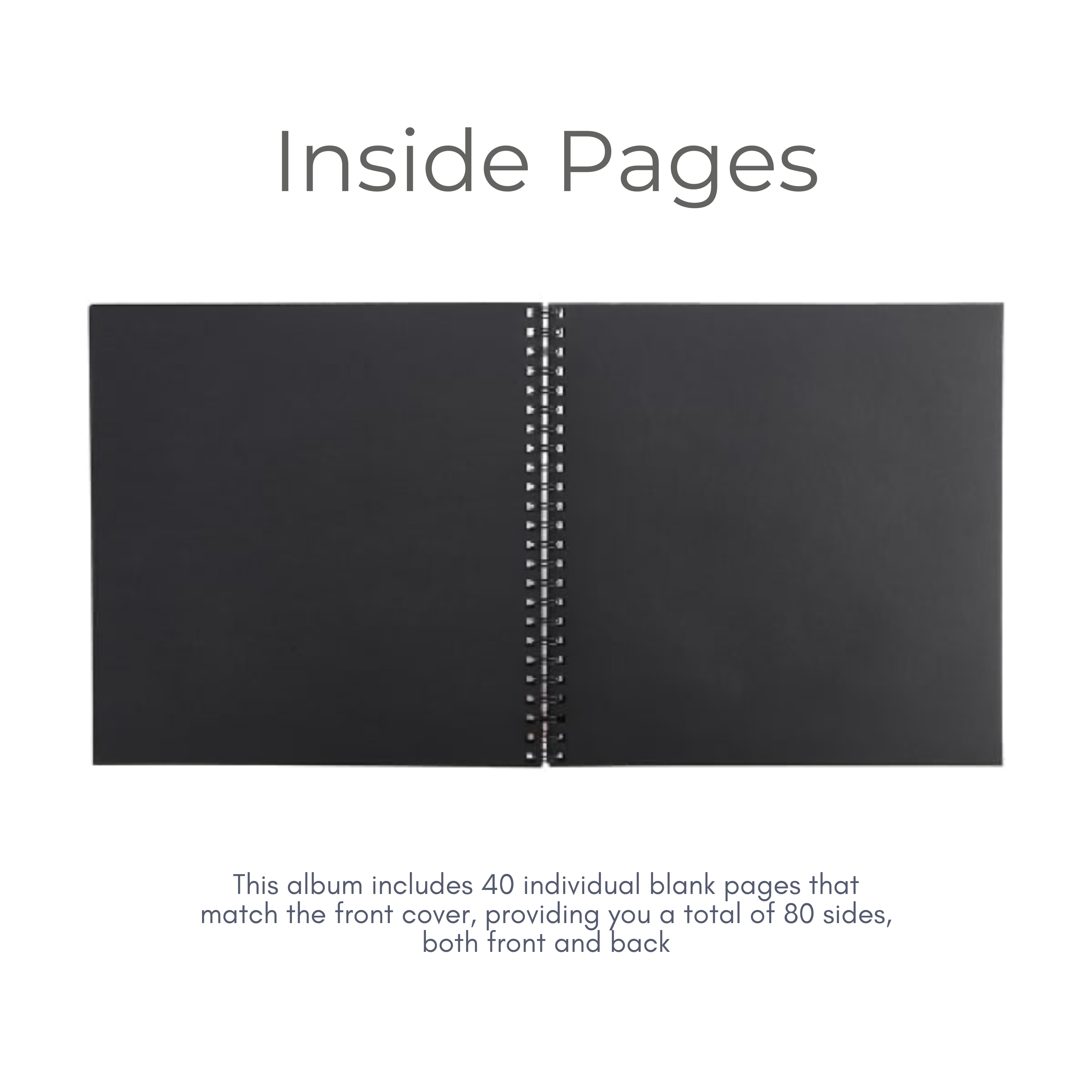 Personalised 12x12 birthday scrapbook album by Make It Personal Gift Co with bold serif cover design.