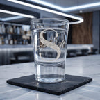 Modern Elegance Personalised Engraved 25ml Shot Glass - Make It Personal Gift Co