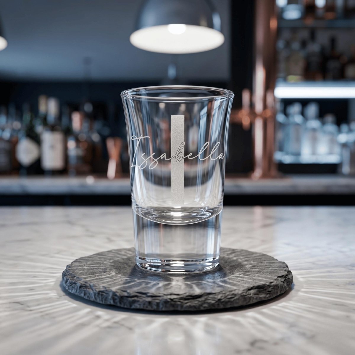 Modern Elegance Personalised Engraved 25ml Shot Glass - Make It Personal Gift Co