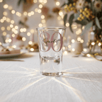 Modern Elegance Personalised Vinyl 25ml Shot Glass - Make It Personal Gift Co
