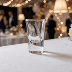 Modern Elegance Personalised Vinyl 25ml Shot Glass - Make It Personal Gift Co