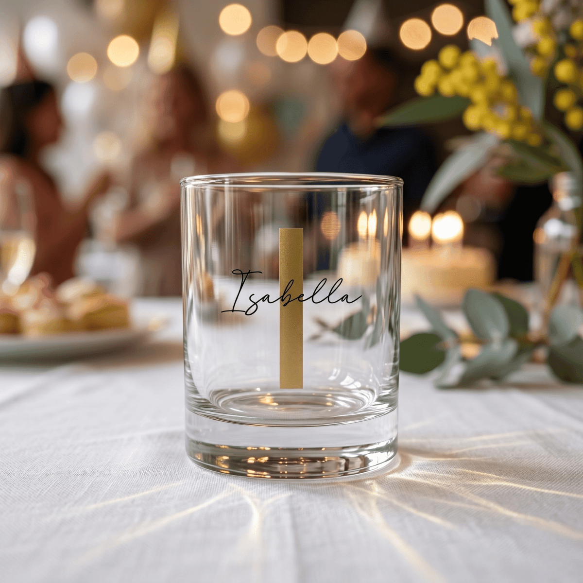 Modern Elegance Personalised Vinyl 65ml Shot Glass - Make It Personal Gift Co
