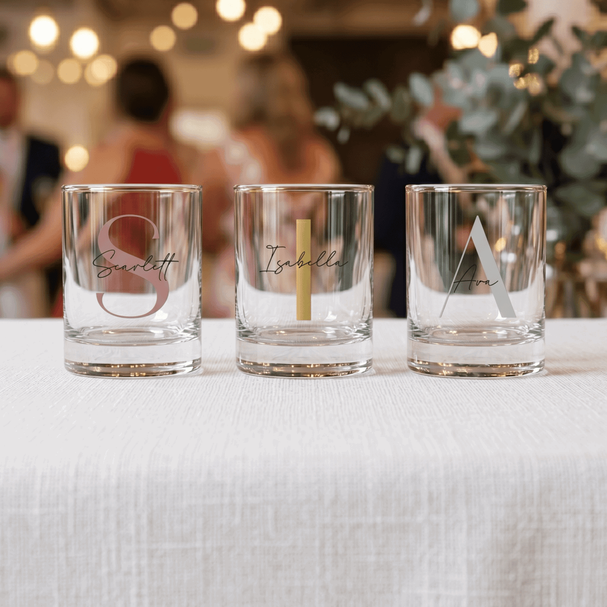 Modern Elegance Personalised Vinyl 65ml Shot Glass - Make It Personal Gift Co