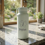 Personalised 950ml Kids Engraved Icon & Name Water Bottle - Make It Personal Gift Co