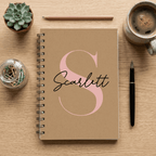 Personalised A5 Spiral Notebook Bespoke Heirloom Edition - Make It Personal Gift Co