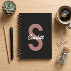Personalised A5 Spiral Notebook Bold Contemporary Edition - Make It Personal Gift Co