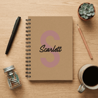 Personalised A5 Spiral Notebook Bold Contemporary Edition - Make It Personal Gift Co