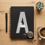 Personalised A5 Spiral Notebook Bold Contemporary Edition - Make It Personal Gift Co