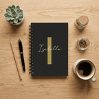 Personalised A5 Spiral Notebook Modern Elegance Edition - Make It Personal Gift Co