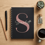 Personalised A5 Spiral Notebook Modern Elegance Edition - Make It Personal Gift Co
