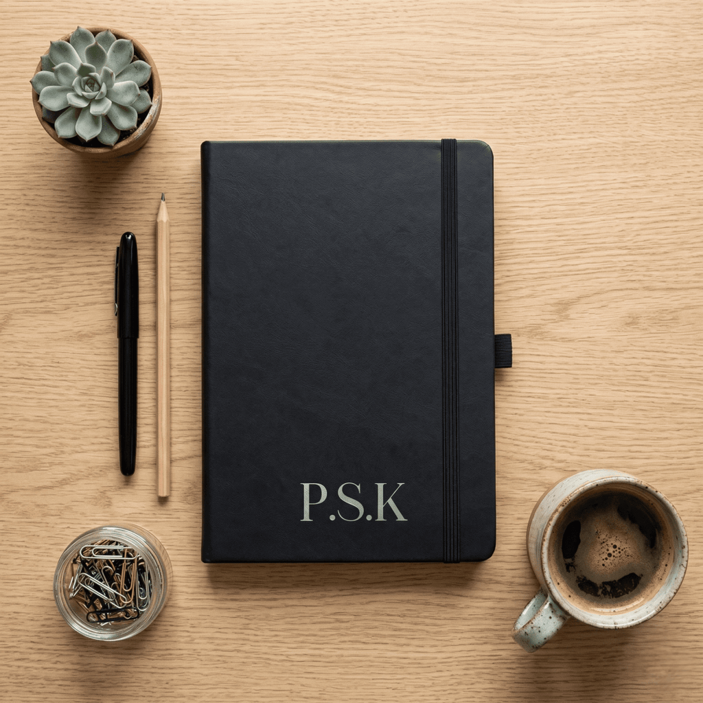 Personalised A5 Vegan Leather Journal Bespoke Heirloom Edition - Make It Personal Gift Co