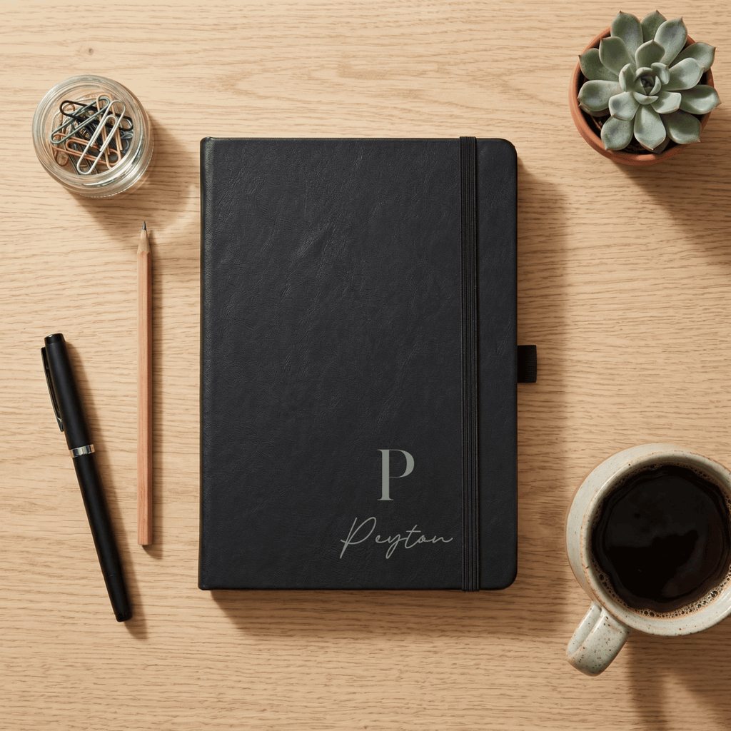 Personalised A5 Vegan Leather Journal Bespoke Heirloom Edition - Make It Personal Gift Co