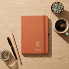 Personalised A5 Vegan Leather Journal Bold Contemporary Edition - Make It Personal Gift Co