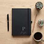 Personalised A5 Vegan Leather Journal Modern Elegance Edition - Make It Personal Gift Co