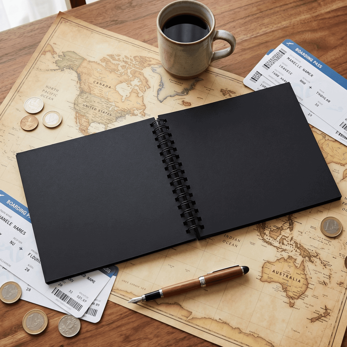 Personalised Aeroplane Travel Journal - Make It Personal Gift Co