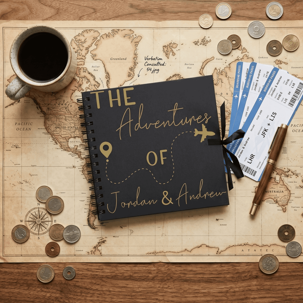 Personalised Aeroplane Travel Journal - Make It Personal Gift Co