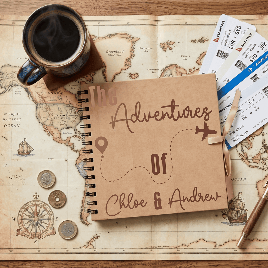 Personalised Aeroplane Travel Journal - Make It Personal Gift Co