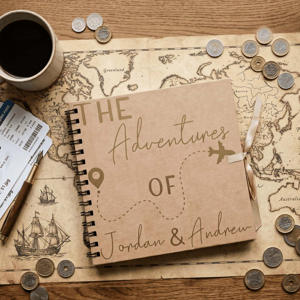 Personalised Aeroplane Travel Journal - Make It Personal Gift Co