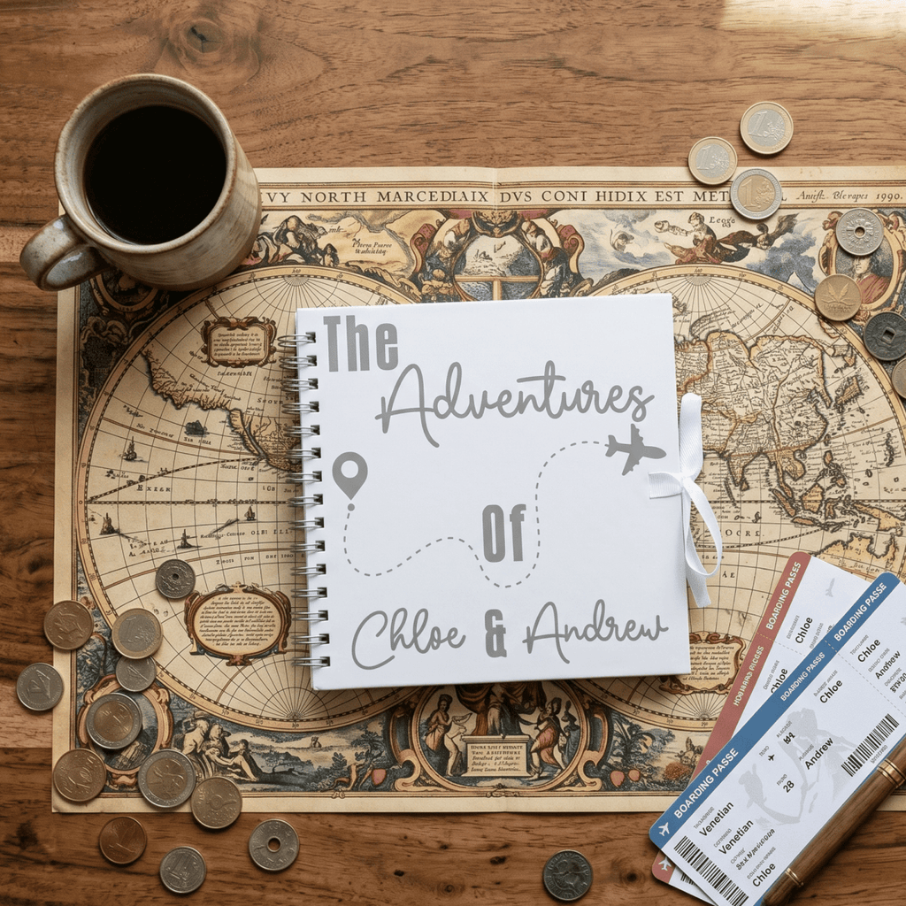 Personalised Aeroplane Travel Journal - Make It Personal Gift Co