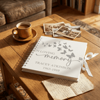 Personalised Butterfly Memorial Guestbook - Make It Personal Gift Co