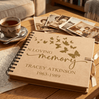 Personalised Butterfly Memorial Guestbook - Make It Personal Gift Co