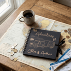 Personalised Caravan Travel Journal - Make It Personal Gift Co