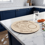 Personalised Easter Bunny Treat Tray | Custom Timber or Acrylic Snack Board - Make It Personal Gift Co