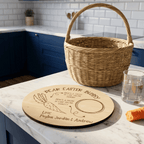 Personalised Easter Bunny Treat Tray | Custom Timber or Acrylic Snack Board - Make It Personal Gift Co