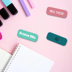 Personalised Engraved Name Badge – Custom Acrylic or Wood - Make It Personal Gift Co